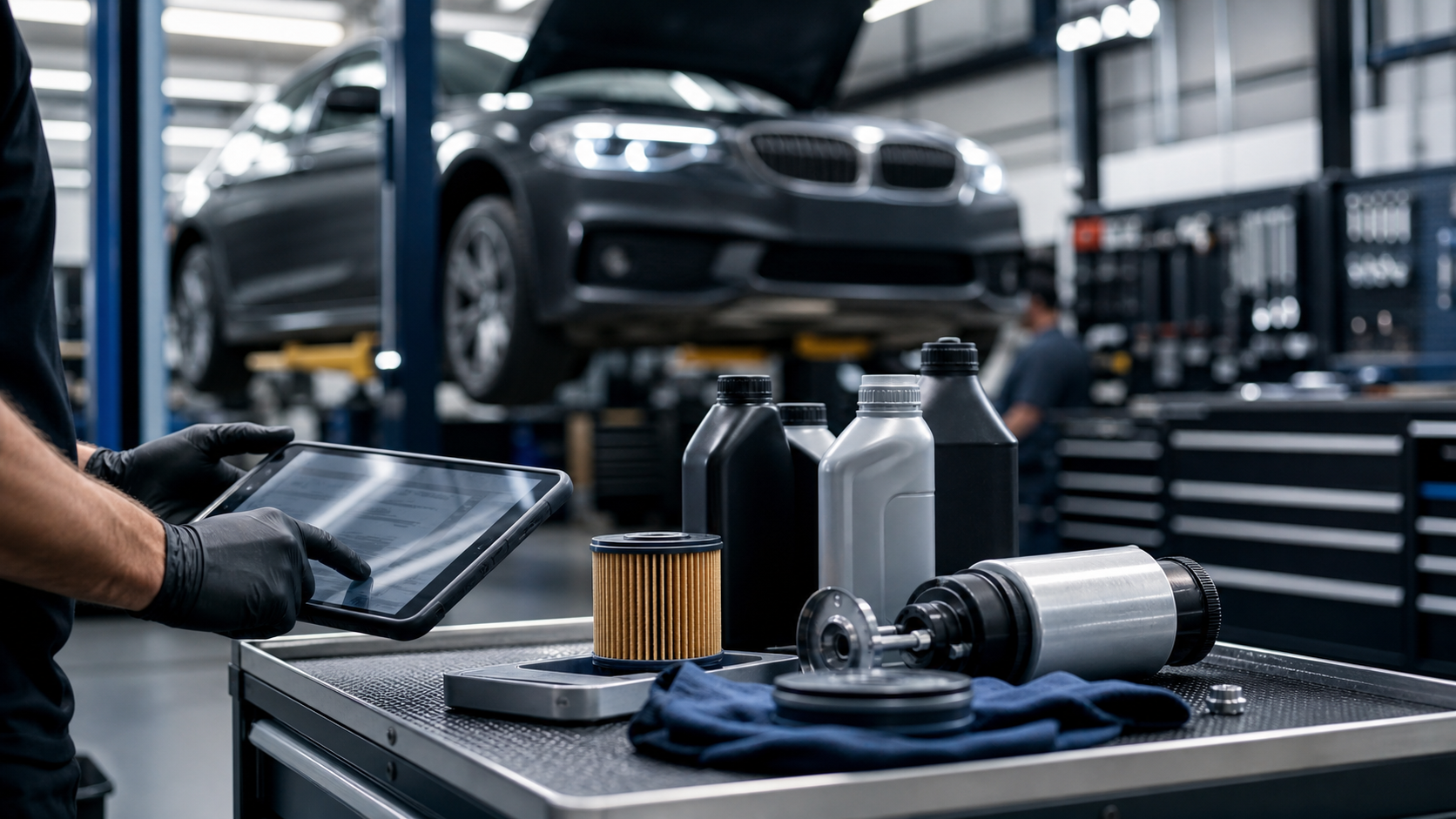 European car logbook service and preventative maintenance items